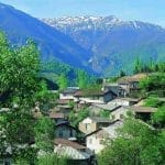 Scenic village of Ziarat surrounded by Alborz mountains included in Iran historical, cultural, and natural tours.