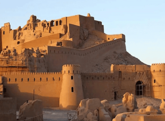 Ruins of Bam Citadel UNESCO World Heritage Site, world's largest and oldest mudbrick citadel in the world.