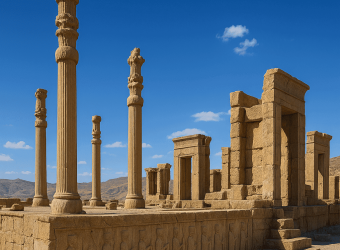 Persepolis unesco world heritage site, taken during tour to Iran
